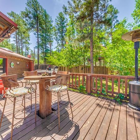 Unique Bear Country Cabin In Ruidoso With Hot Tub! 외부 사진
