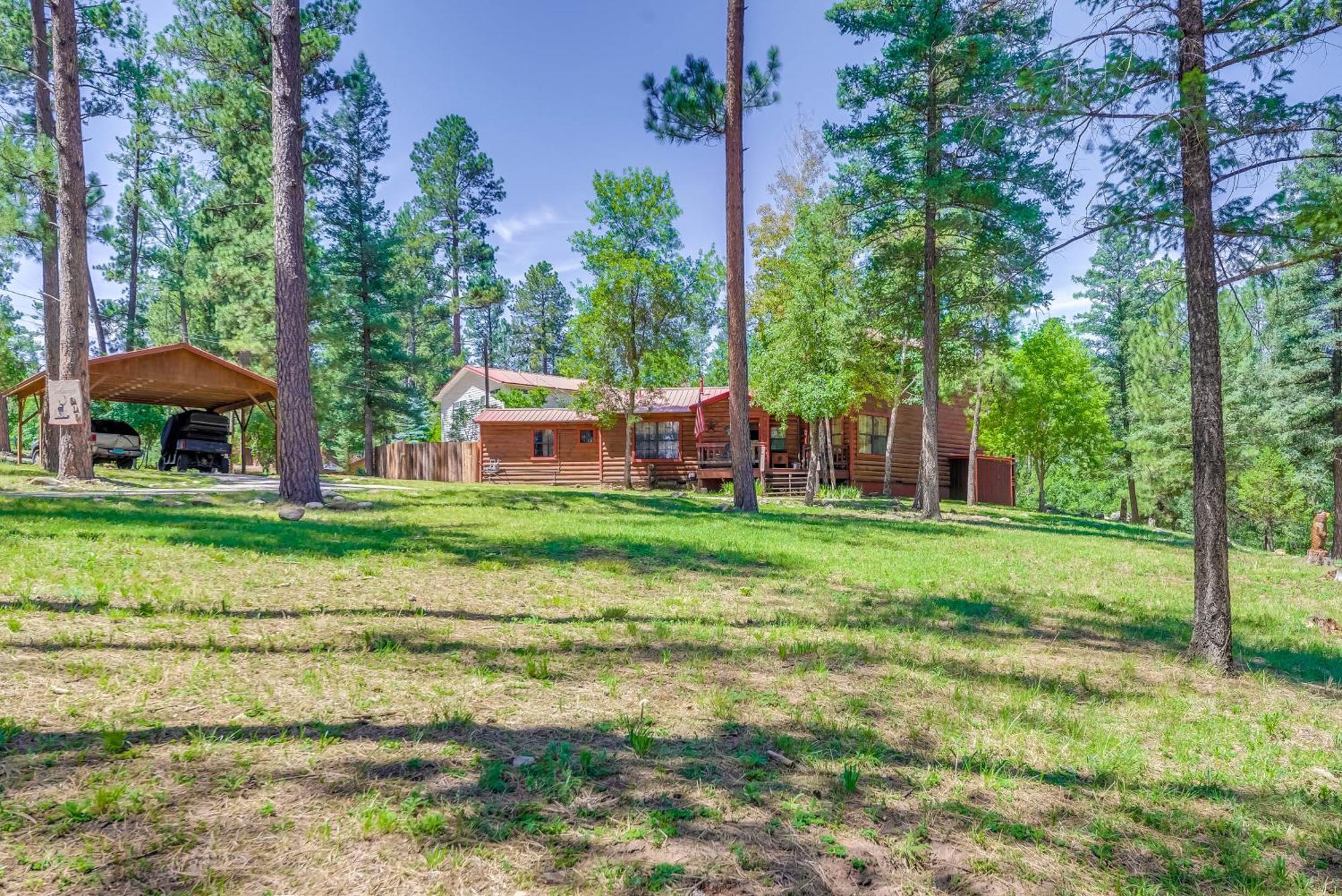 Unique Bear Country Cabin In Ruidoso With Hot Tub! 외부 사진